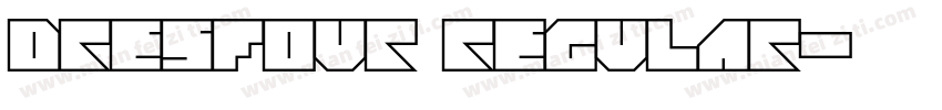 DresFour Regular字体转换